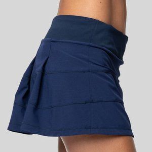 Vie Active Tenley Tennis Skort, Navy, Size Small